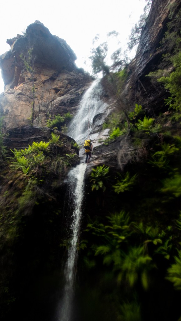 He went into the slot and found the pool deeper than expected